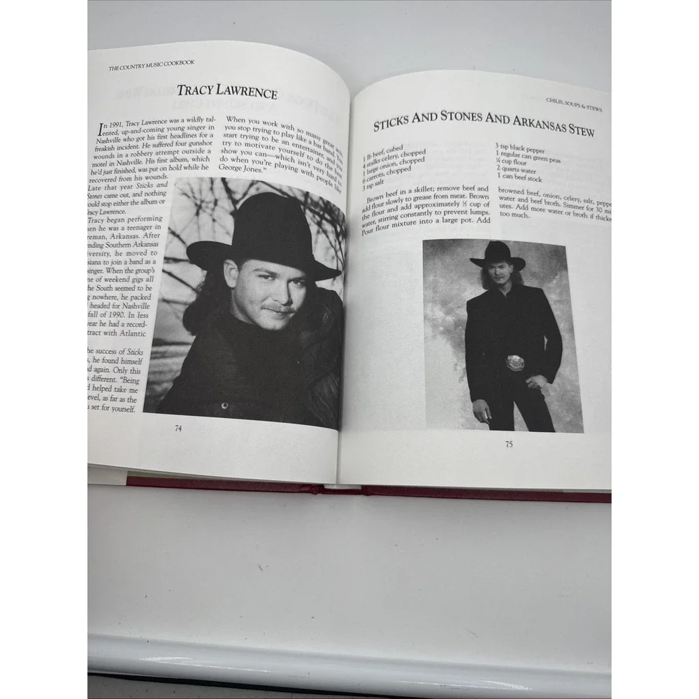 VTG 1994 The Country Music Cookbook Personal Favorite Recipes From Country Stars